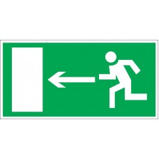 E04. Направление к эвакуационному выходу налево